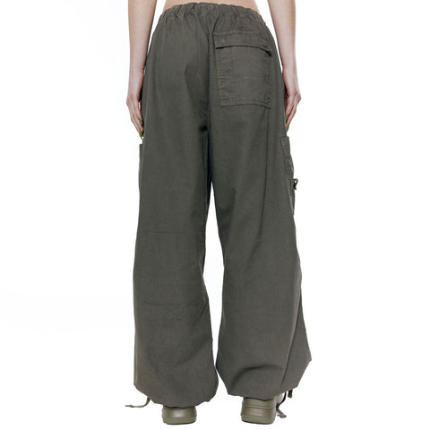 Street Style Multi Pocket Weites Bein Baggy Cargohose - Braun