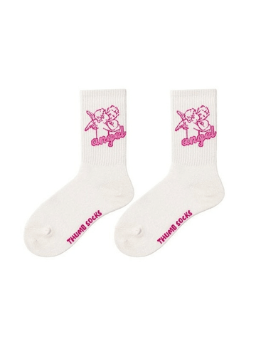 Vintage Angel Print Socks