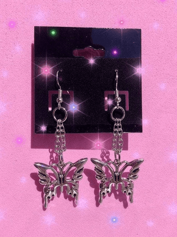 Vintage Butterfly Earrings