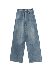 Vintage Contrast 90s Boyfriend Jeans