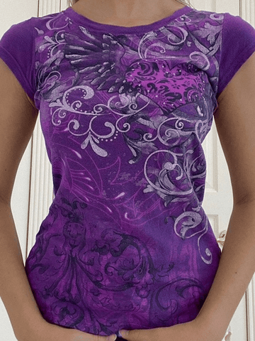 Vintage Blumen Baby T-Shirt