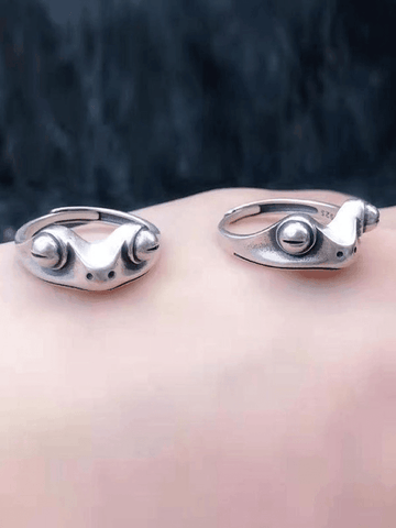 Manschettenring im Vintage-Frosch-Design