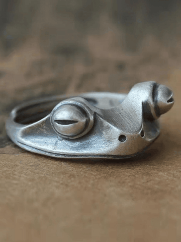 Manschettenring im Vintage-Frosch-Design