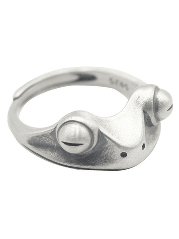 Manschettenring im Vintage-Frosch-Design