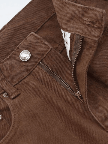 Vintage Boyfriendjeans mit hoher Taille
