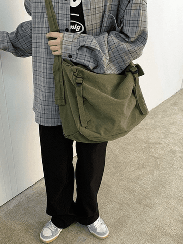 Vintage Large Capacity Crossbody Bag