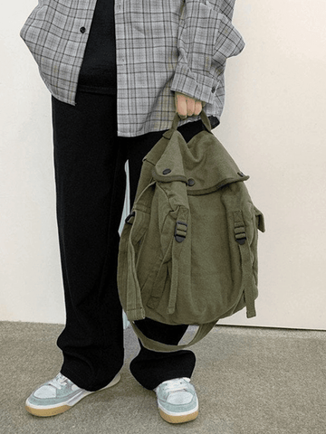 Vintage Large Capacity Crossbody Bag