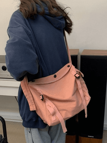 Vintage Large Capacity Crossbody Bag
