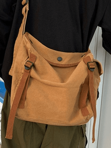 Vintage Large Capacity Crossbody Bag