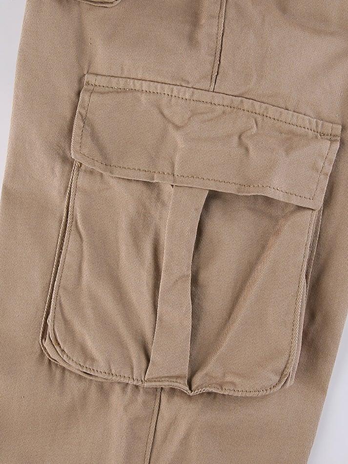 Vintage Multi Pocket Patched Cargo Jeans