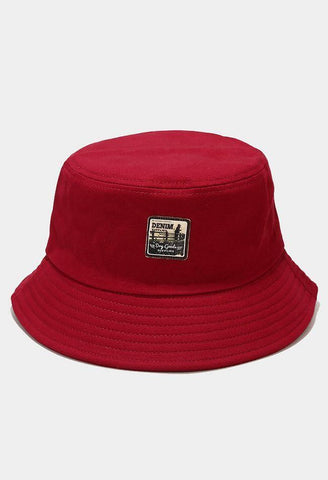 Vintage Patched Bucket Hat
