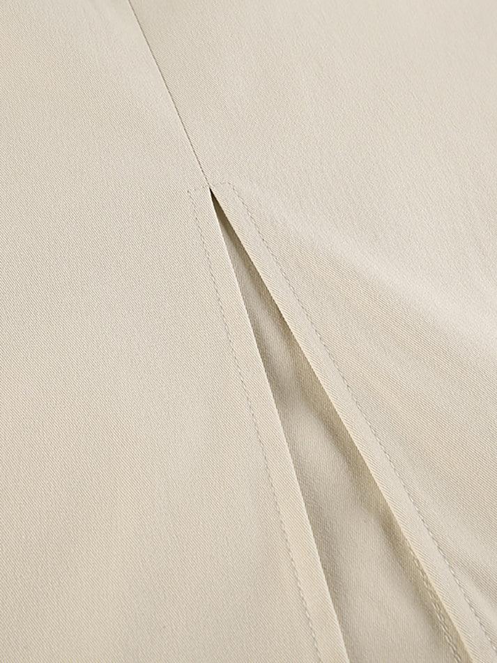 Vintage Pocket Long Cargo Skirt