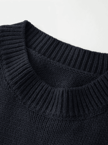 Vintage Skull Jacquard Pullover Sweater