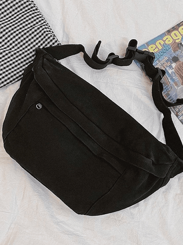 Vintage Wash Capacity Crossbody Bag