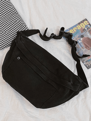 Vintage Wash Capacity Crossbody Bag
