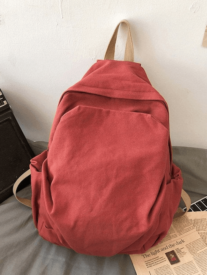 Vintage Wash College School Backpack