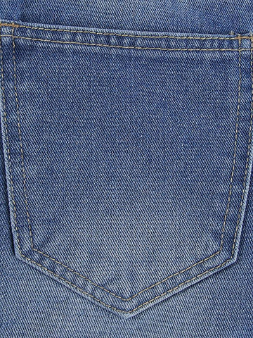 Jeans mit verwaschenem Vintage-Herz-Print