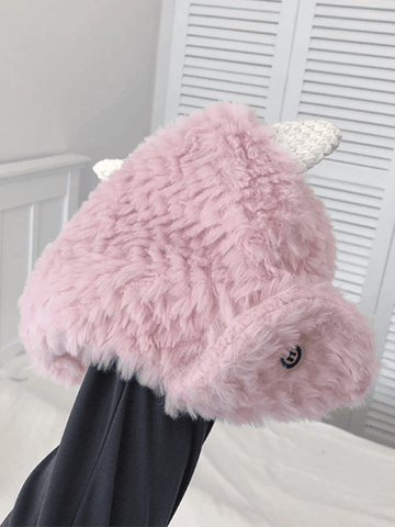 Gorro de cazador de cordero cálido y suave