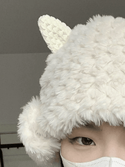 Warm Fuzzy Lamb Trapper Hat