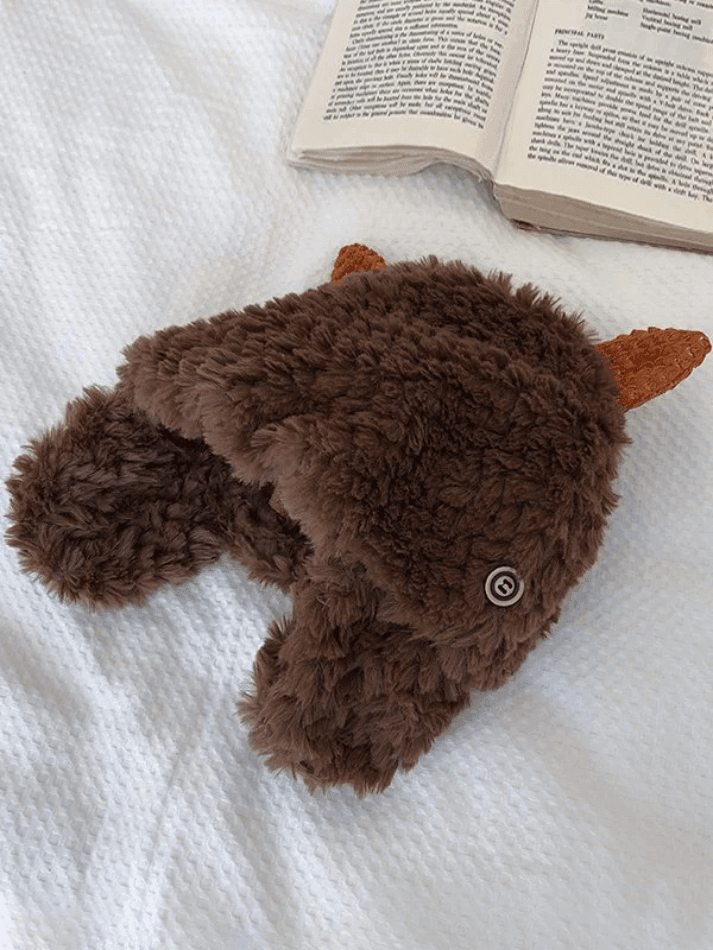 Warm Fuzzy Lamb Trapper Hat