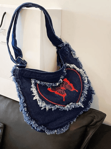 Bolso Tannin con estampado de mariposas Y2k