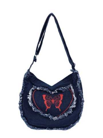 Bolso Tannin con estampado de mariposas Y2k